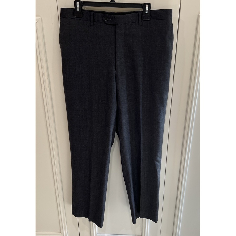 Jos A Bank Men's Charcoal Wool‎ Suit Dress Pants Size 34 X 30 Classic Career
